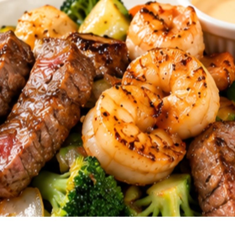 Hibachi KC Strip & Shrimp